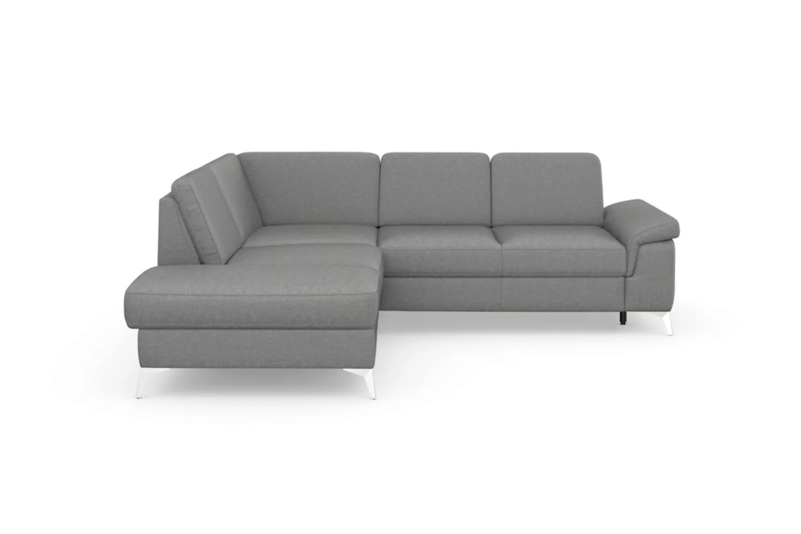 sit&more Ecksofa »Padua L-Form«, inklusive Sitztiefenverstellung, Armteilfu günstig online kaufen