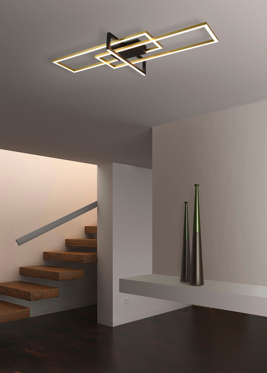 my home LED Deckenleuchte »Alica«, 1 flammig, Leuchtmittel LED-Modul   LED günstig online kaufen