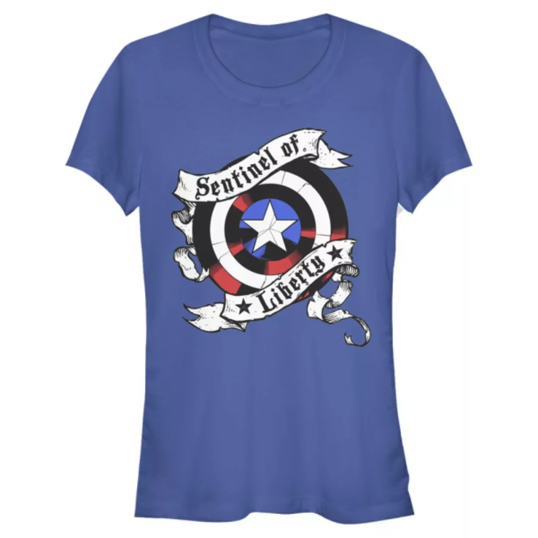Marvel - Avengers - Captain America Sentinel Shield - Frauen T-Shirt günstig online kaufen