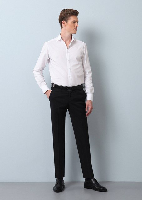 RAMSEY Chinohose Klassische Hose aus 100 % Wolle mit modernem Muster günstig online kaufen