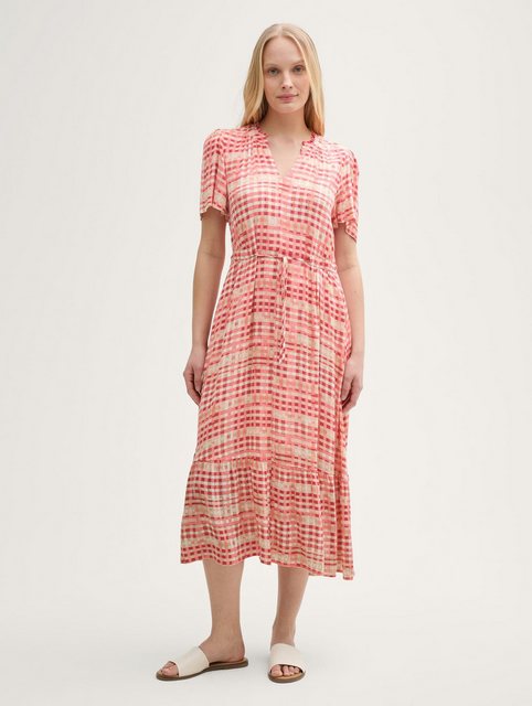 TOM TAILOR Sommerkleid Maxi-Kleid mit Muster günstig online kaufen