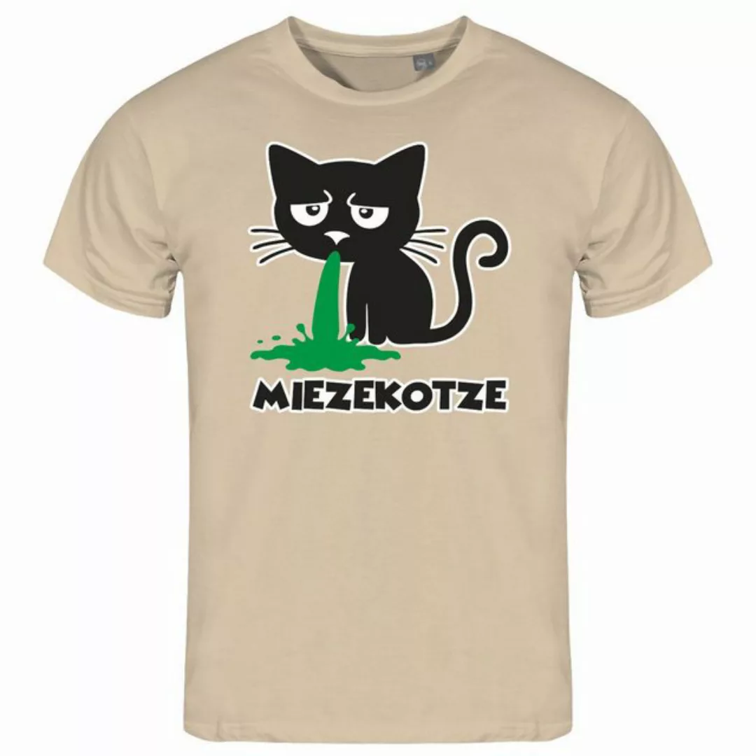 deinshirt Print-Shirt Herren T-Shirt Miezekotze Funshirt mit Motiv günstig online kaufen