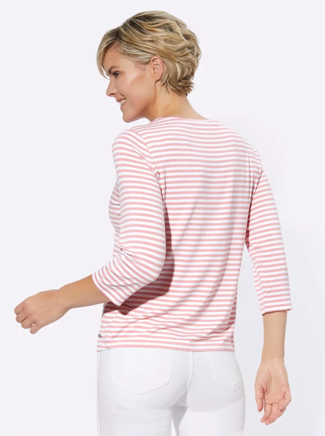 Casual Looks 3/4-Arm-Shirt "Ringelshirt" günstig online kaufen