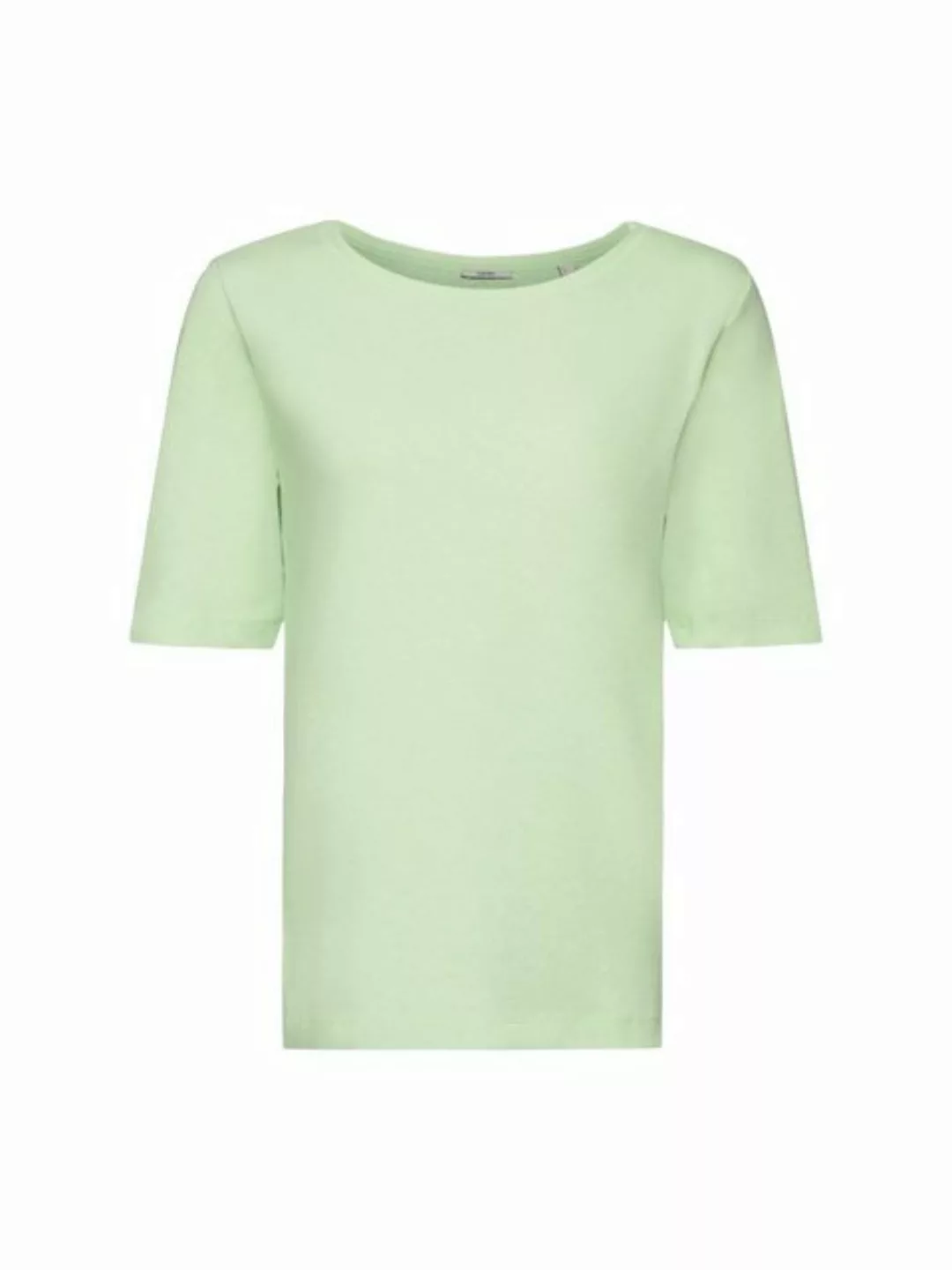 Esprit T-Shirt T-Shirt aus Leinenmix (1-tlg) günstig online kaufen