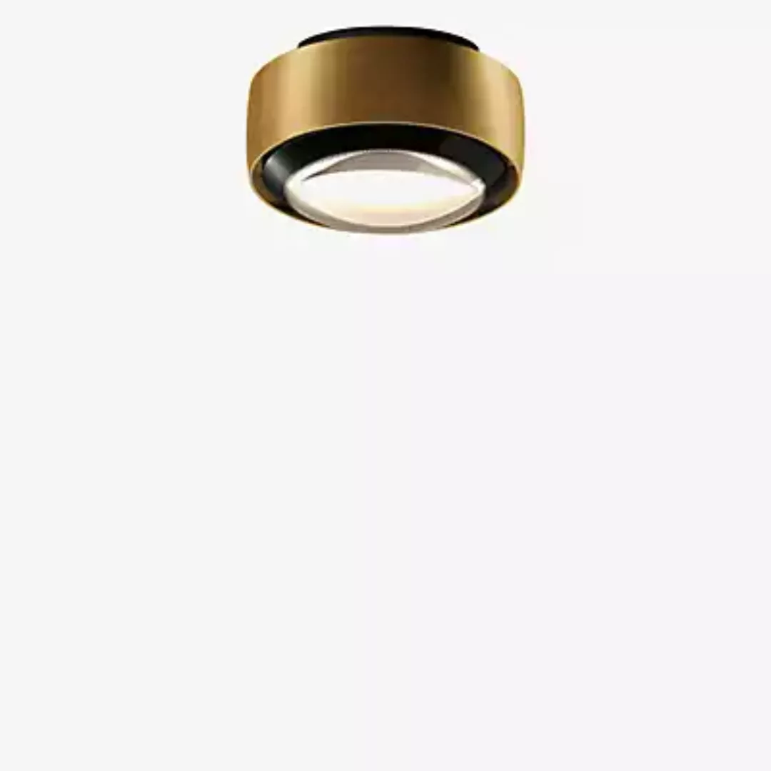 Occhio Più Alto V Volt S40 Deckenleuchte LED, Kopf bronze/Baldachin schwarz günstig online kaufen