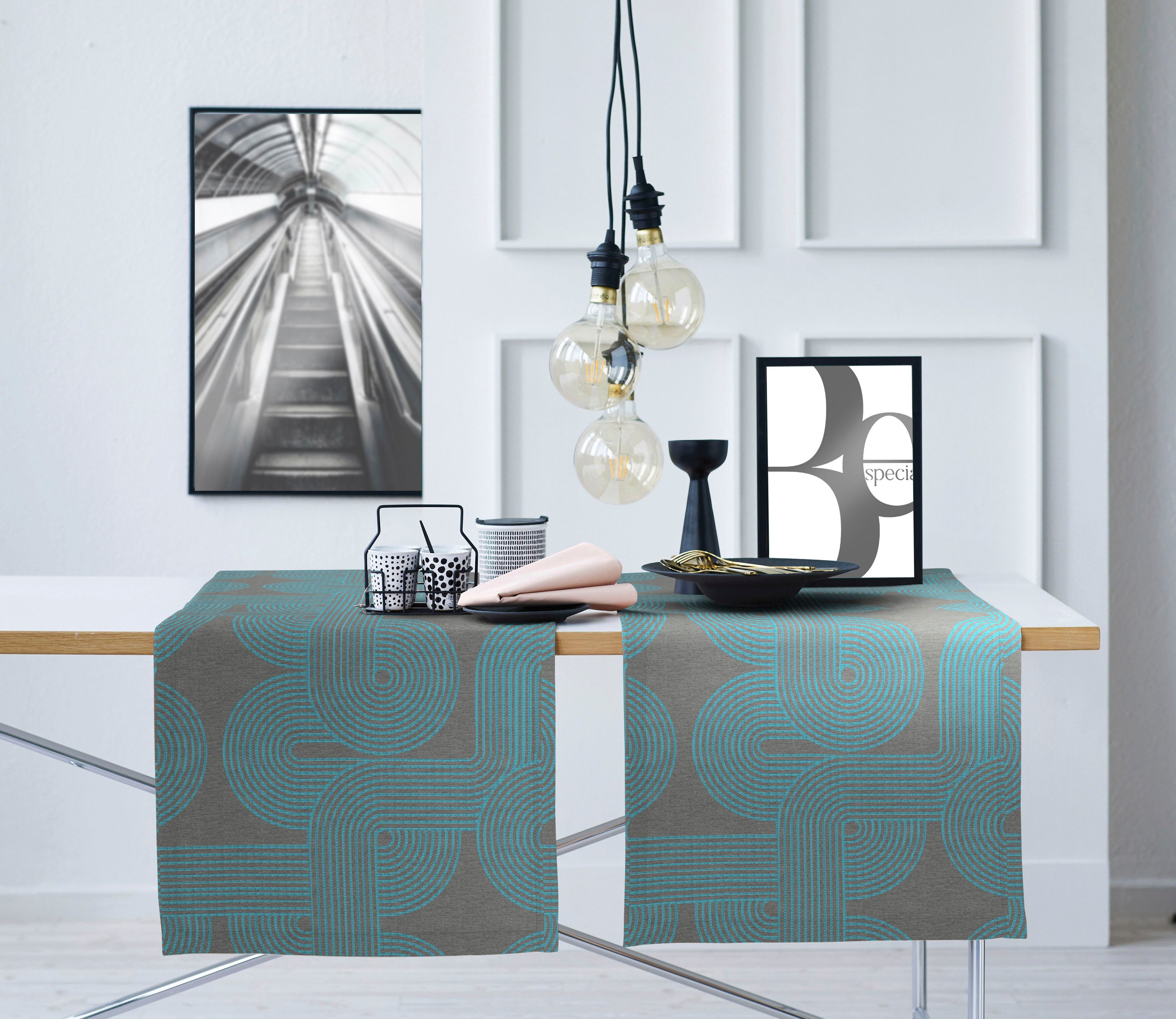 APELT Tischläufer Nova, LOFT STYLE, Jacquard günstig online kaufen