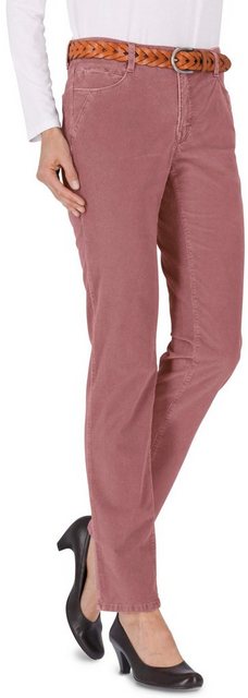 Brax Stoffhose BRAX Velvet-Hose Carola altrosa Feminine Fit in Struktursamt günstig online kaufen