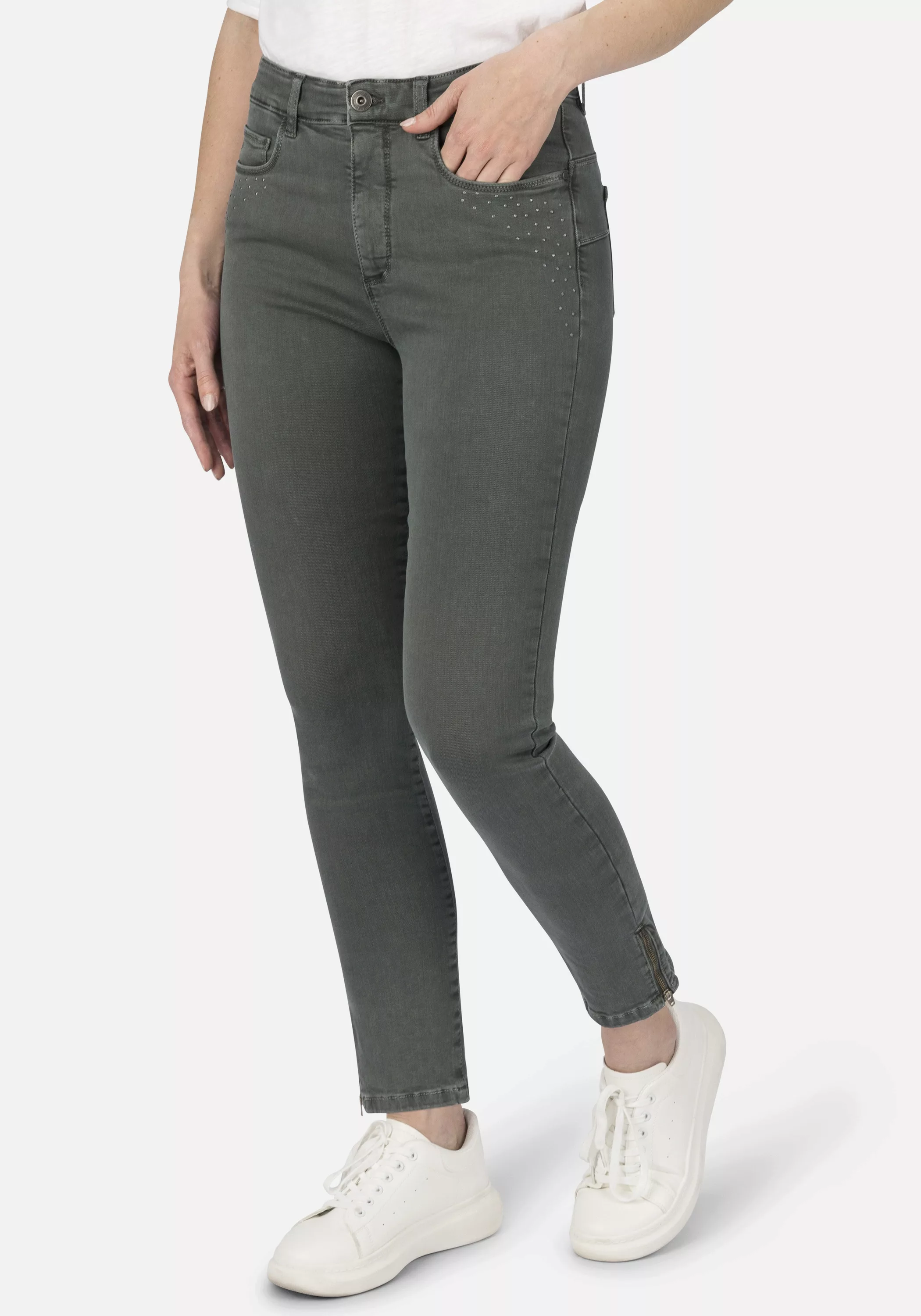 STOOKER WOMEN 5-Pocket-Jeans "Rio Colour Skinny Fit", Skinny Fit Casual Cle günstig online kaufen