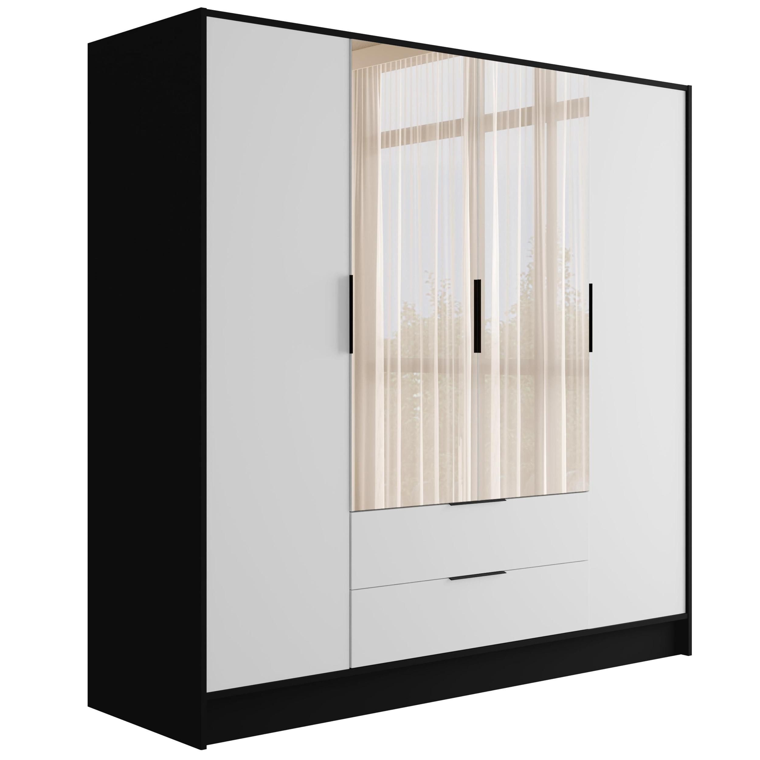 ALTDECOR Drehtürenschrank KOLIN (Kleiderschrank Garderobenschrank mit günstig online kaufen