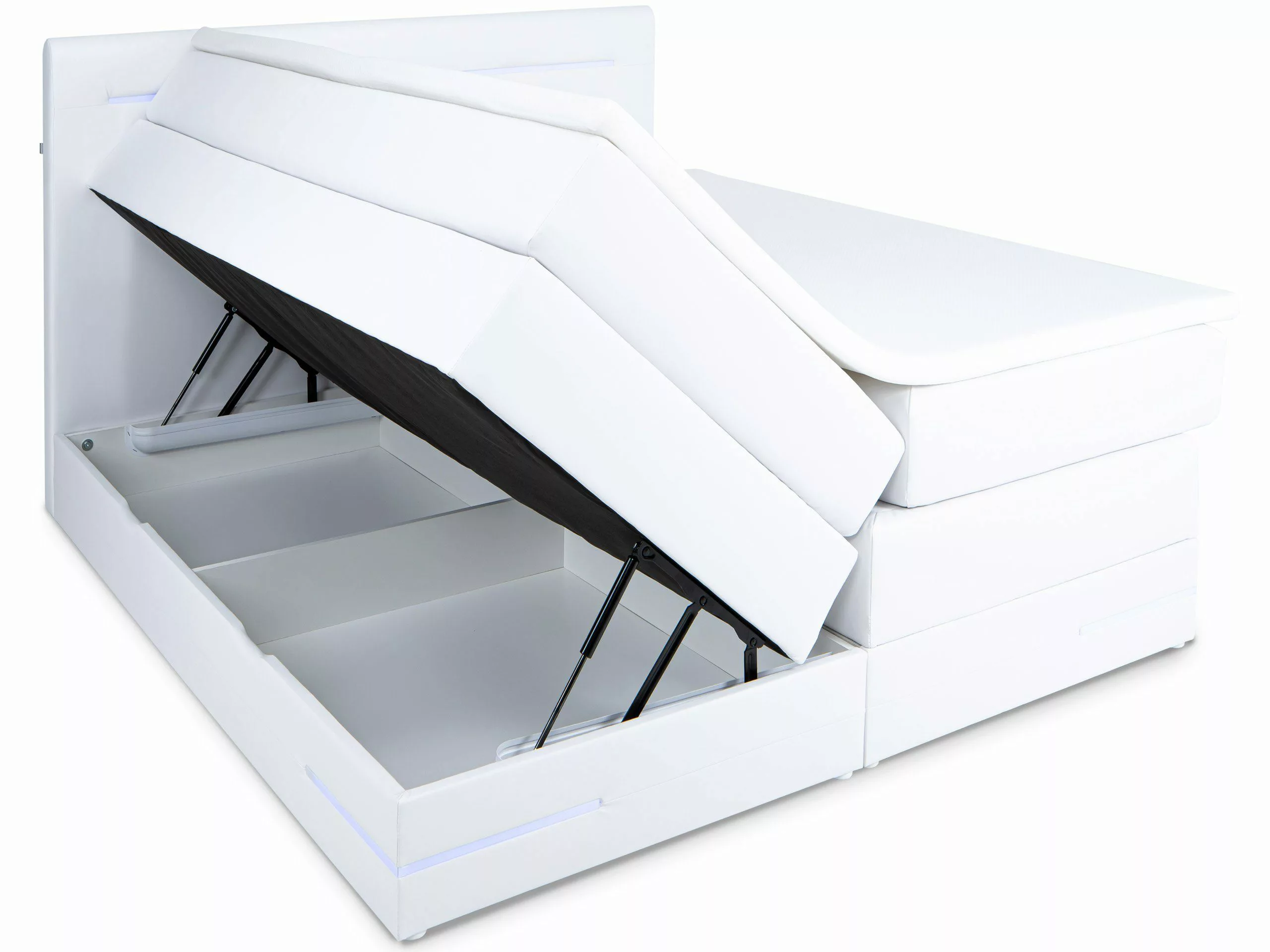 wonello Boxspringbett Daytona, mit LED Beleuchtung günstig online kaufen