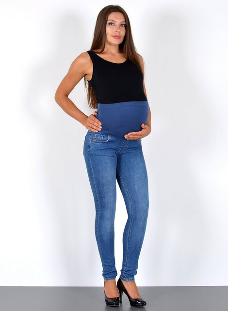 ESRA Umstandsjeans J531 Damen Skinny Fit Schwangerschaftshose mit elastisch günstig online kaufen