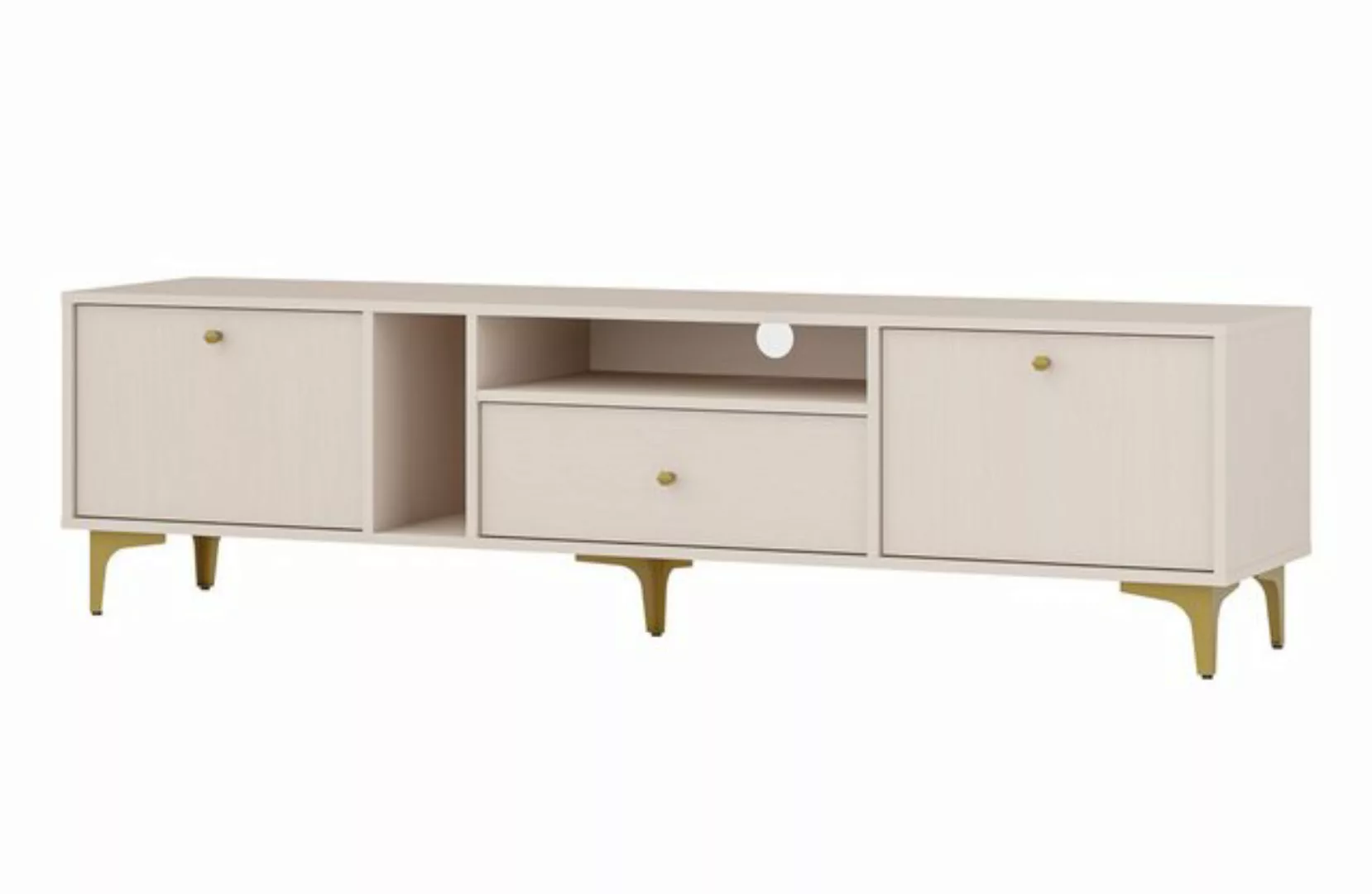 Furnix TV-Schrank Tonkin Kabinett Sideboard mit zwei Schränken und Schublad günstig online kaufen