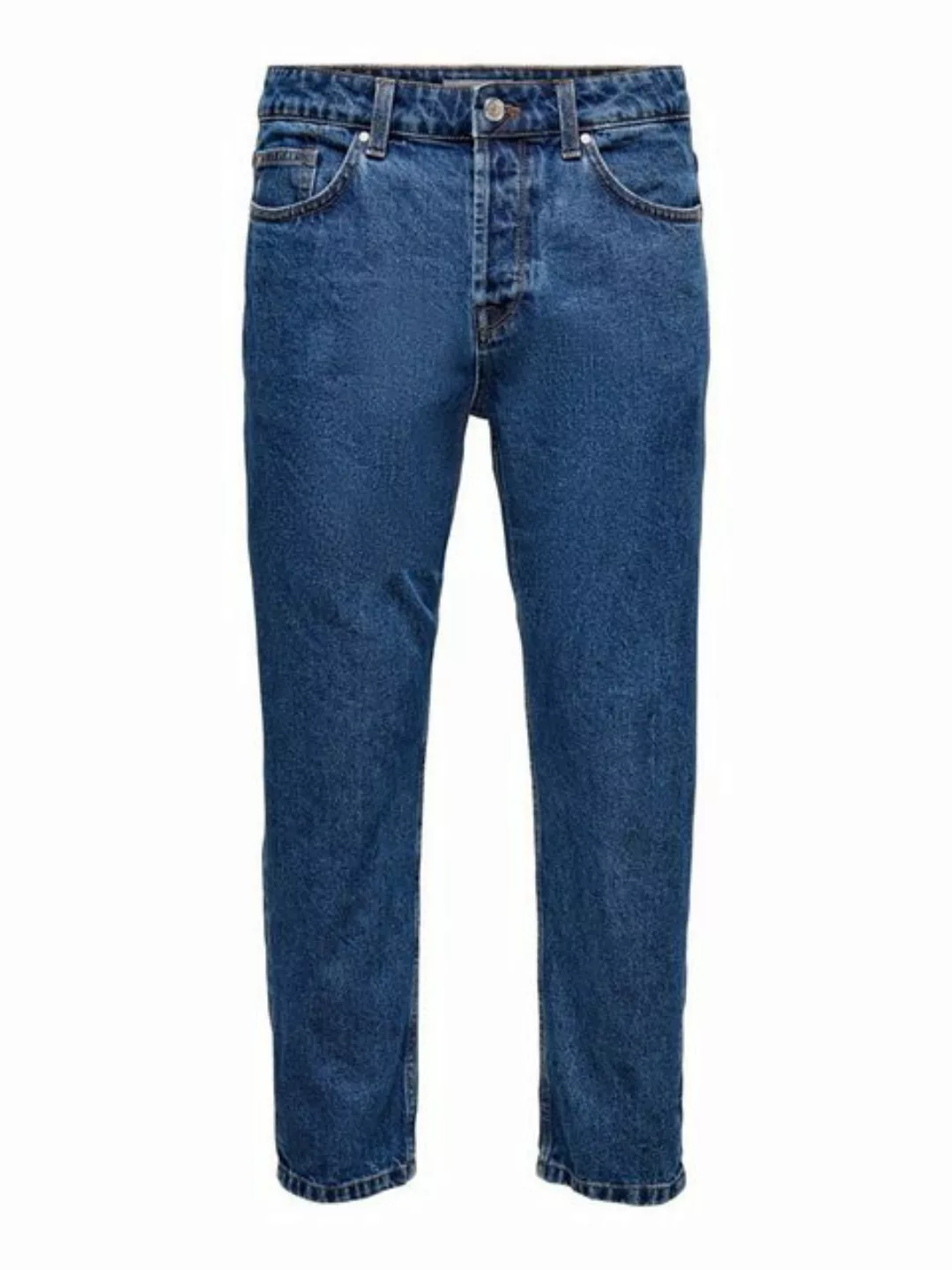 Only & Sons Herren Jeans ONSAVI BEAM PK 1420 - Regular Fit - Blau - Blue De günstig online kaufen