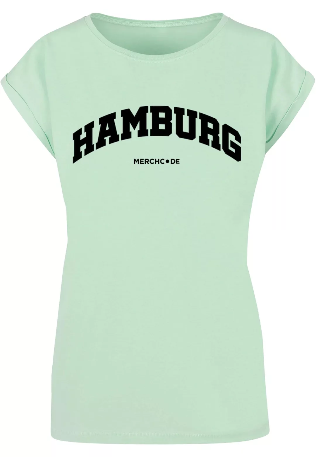 Merchcode T-Shirt "Merchcode Damen Ladies Hamburg Wording - T-Shirt" günstig online kaufen