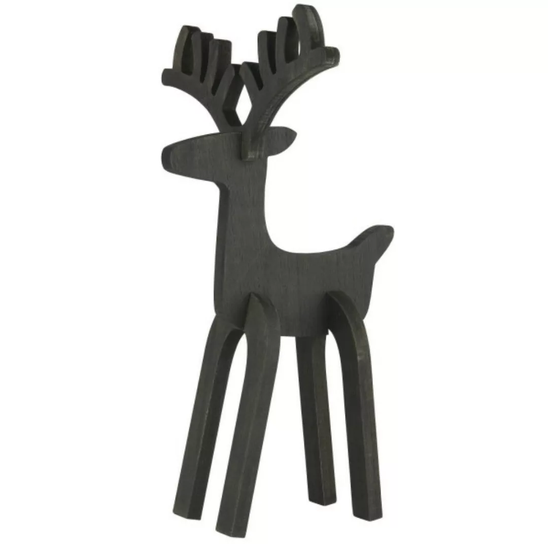 Holzrentier Rudolph Breite 8 cm, Höhe 36 cm, Länge 20 cm günstig online kaufen