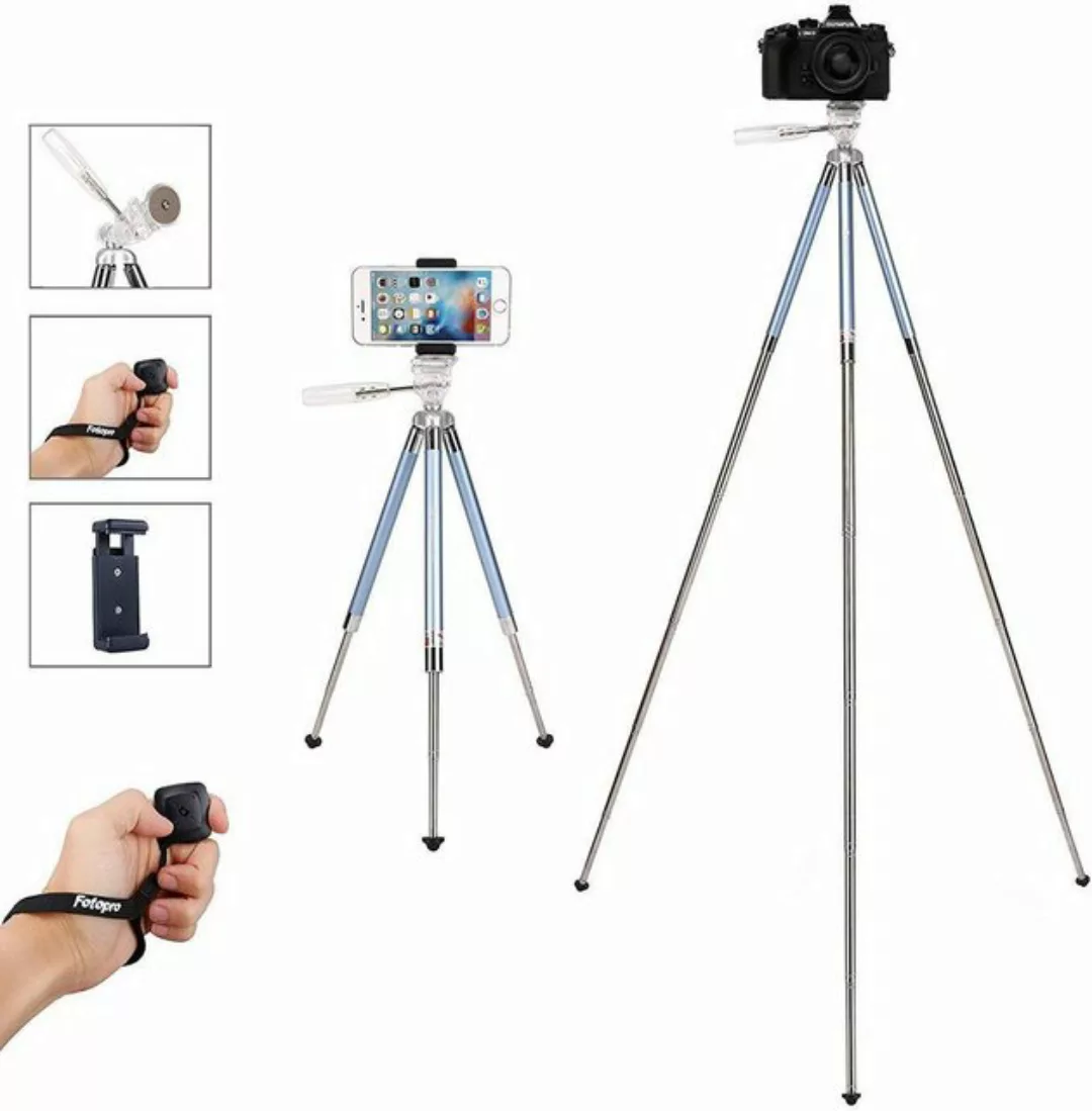 Fotopro 100 cm leichtes Aluminium-Reisestativ mit Bluetooth-Fernbedienung D günstig online kaufen