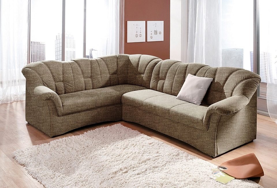 DOMO collection Ecksofa "Papenburg B/T/H: 242/190/84 cm L-Form", wahlweise günstig online kaufen