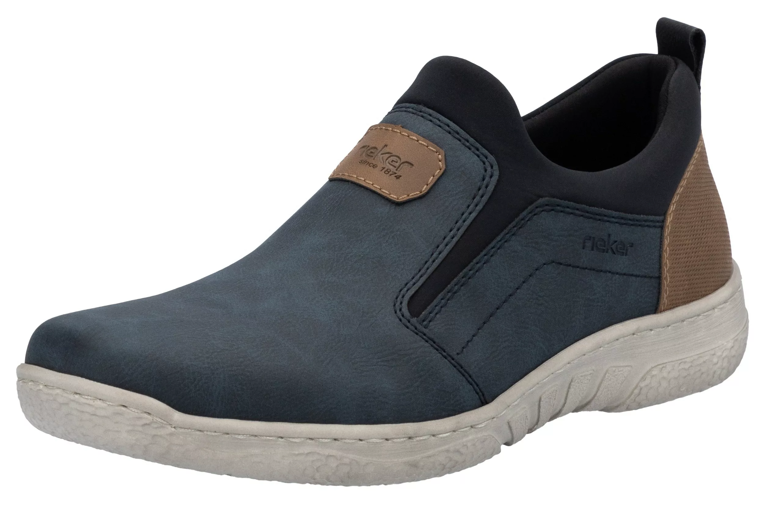 Rieker Slip-On Sneaker, Freizeitschuh, Halbschuh, Sneaker mit Gummizug, zum günstig online kaufen