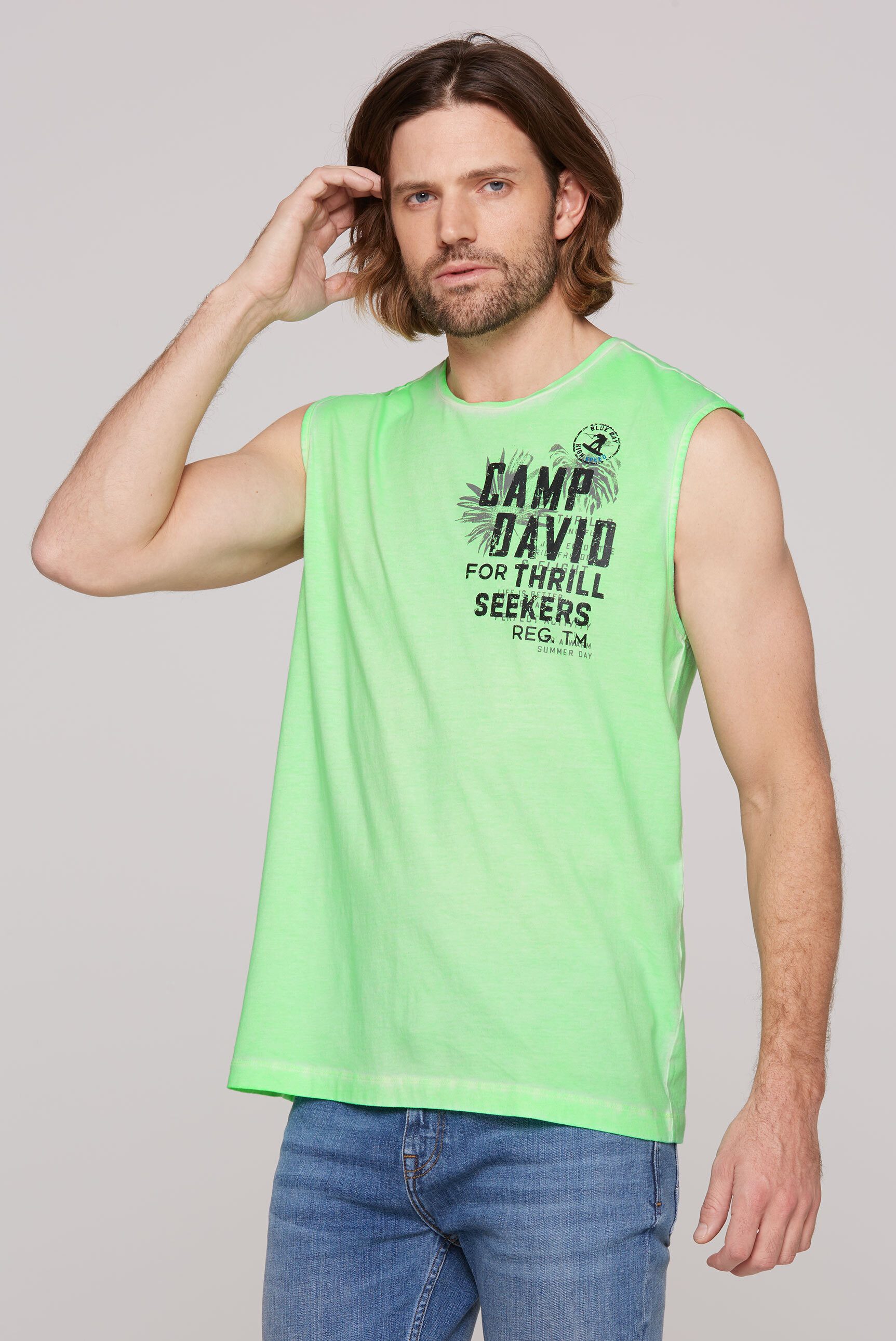 CAMP DAVID Tanktop, mit Oil-Dyed-Färbung günstig online kaufen