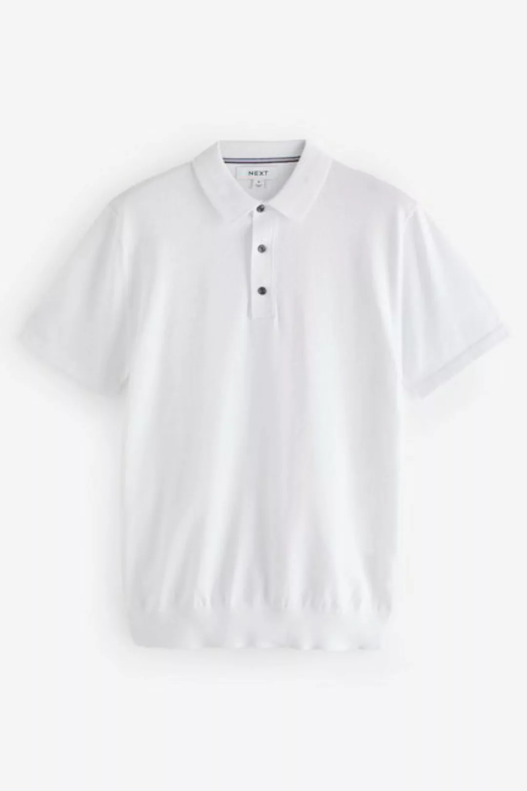 Next Polokragenpullover Slim Fit Poloshirt aus Strick (1-tlg) günstig online kaufen