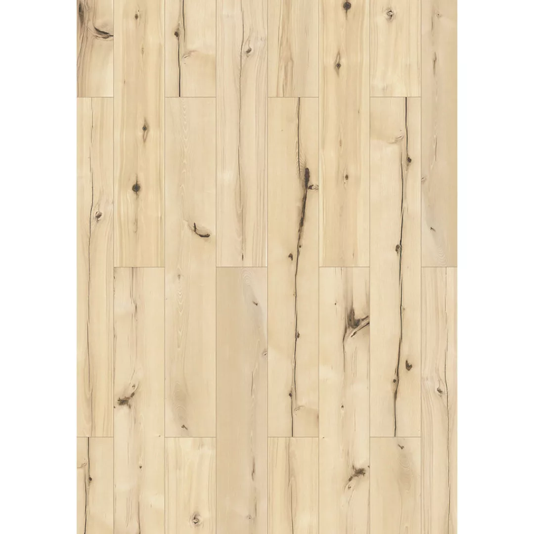 Laminatboden Eiche hell ca. 1,974 m² im Paket Holz natur B/S: ca. 19,4x0,8 günstig online kaufen