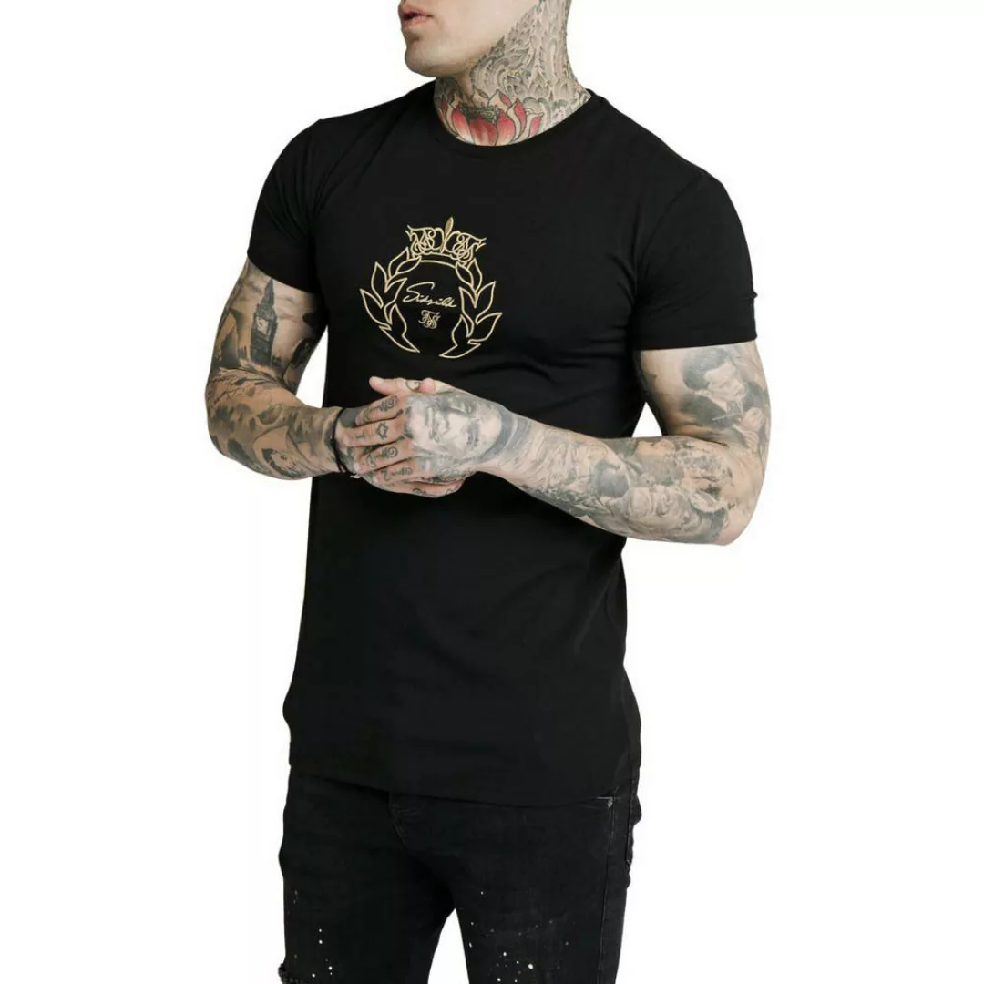 Siksilk Prestige Gym Kurzärmeliges T-shirt L Black / Gold günstig online kaufen