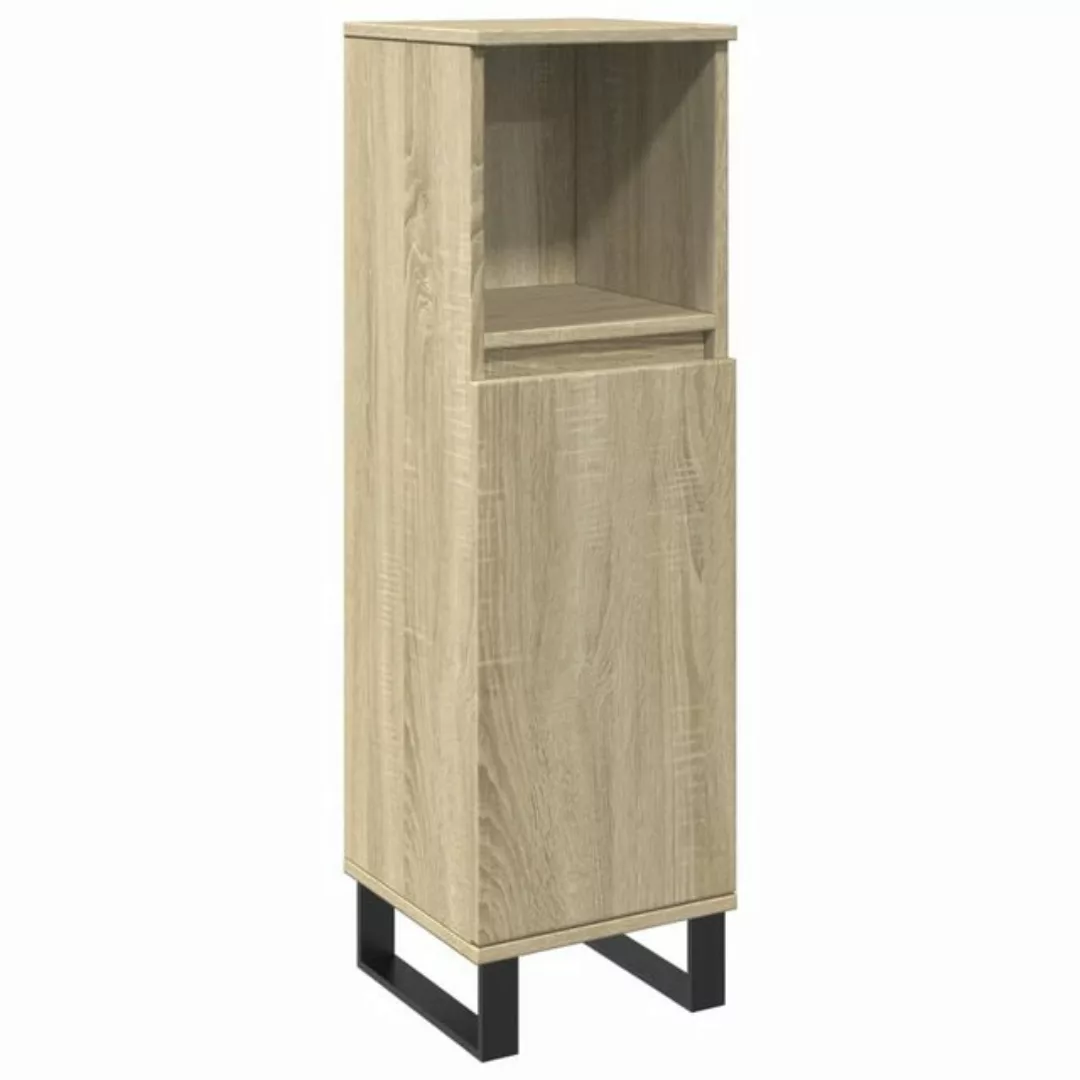 vidaXL Badezimmerspiegelschrank Badschrank Sonoma-Eiche 30x30x100 cm Holzwe günstig online kaufen