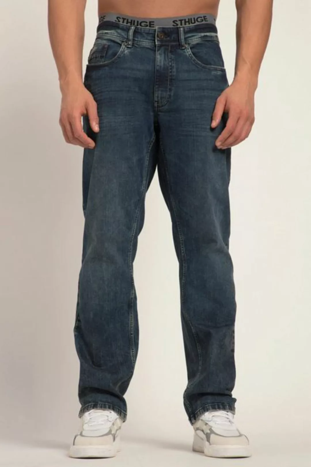 STHUGE 5-Pocket-Jeans STHUGE Jeans Loose Fit Dirty Wash 5-Pocket günstig online kaufen