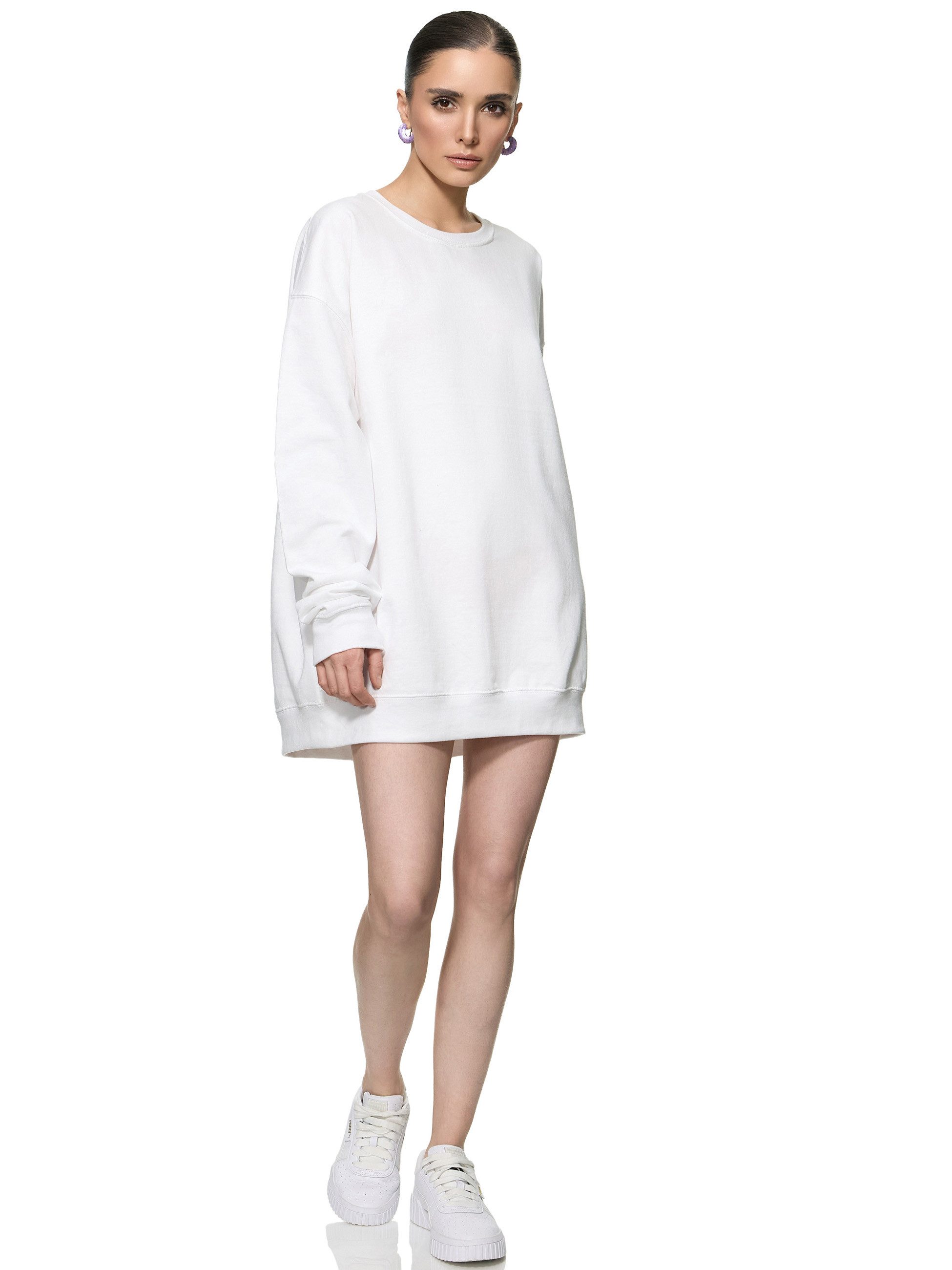 Worldclassca Longsweatshirt Worldclassca Oversized Sweatshirt Einfarbig günstig online kaufen