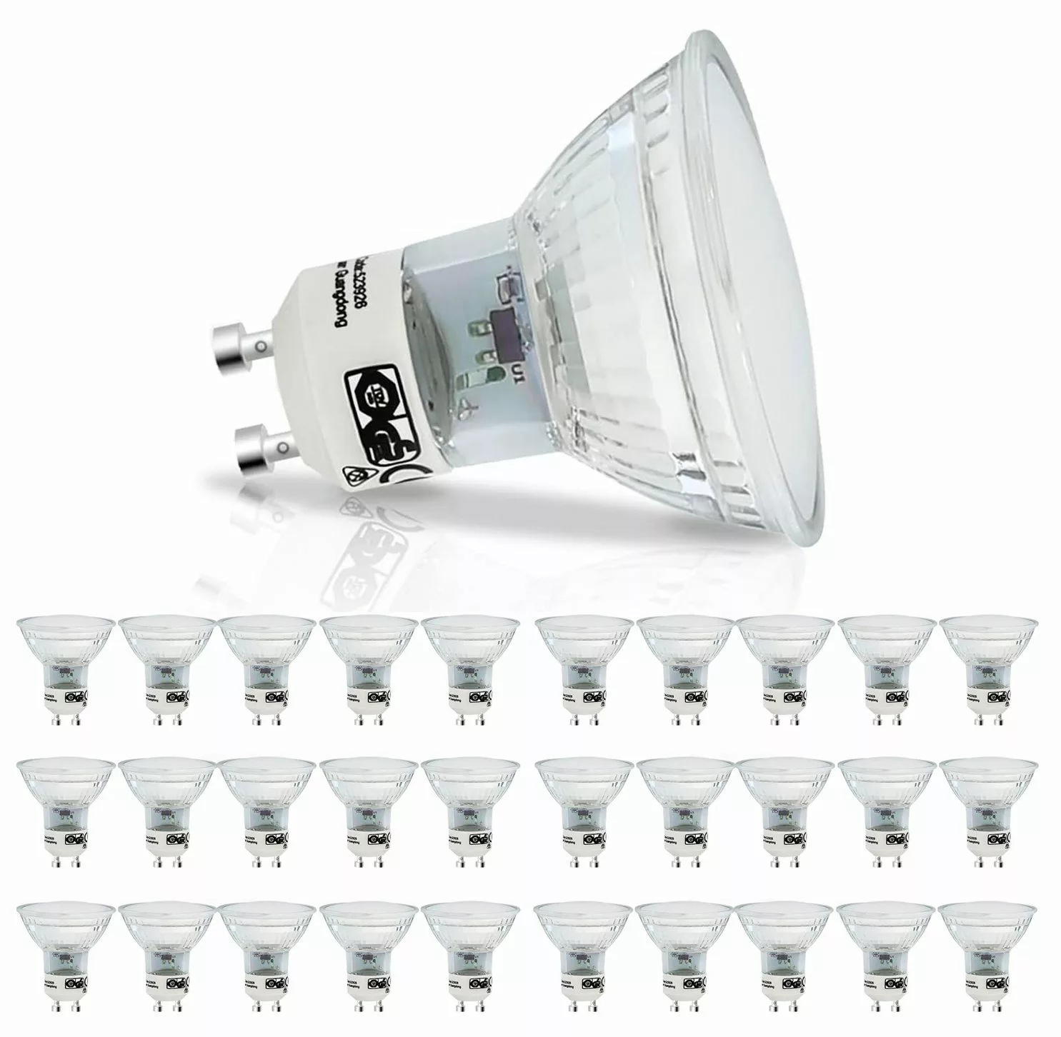 ZMH LED-Leuchtmittel GU10 Warmweiß Glühbirne Einbaustrahler günstig online kaufen