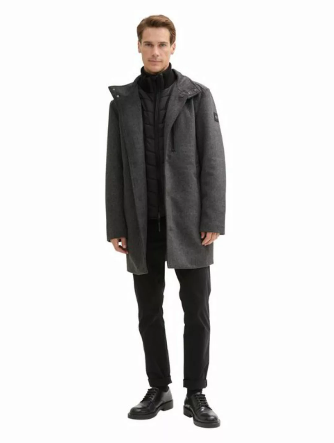 TOM TAILOR Anorak 2-in-1 Mantel mit Wolle günstig online kaufen