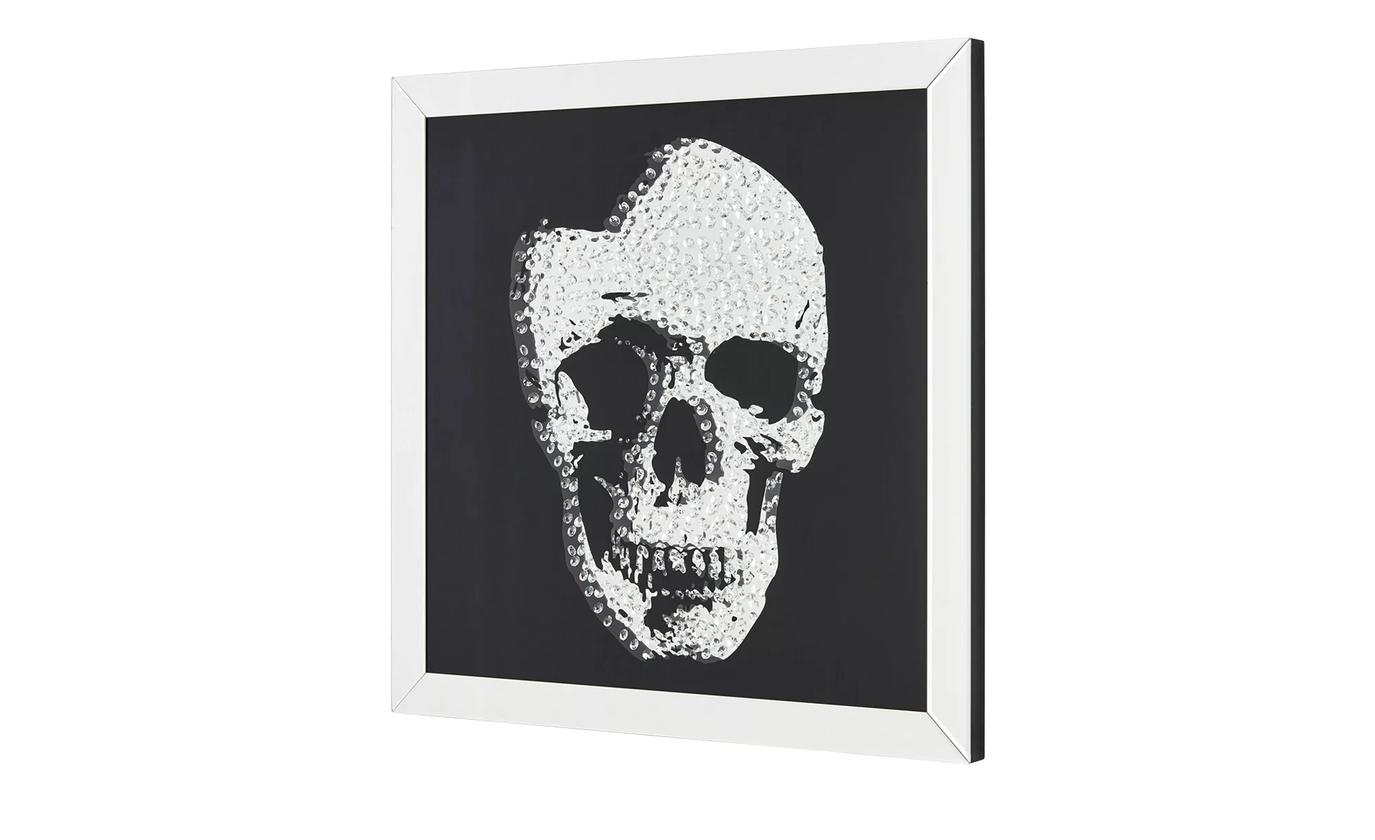 Wandspiegel mit Totenkopf  Xino ¦ verspiegelt ¦ Holzwerkstoff, Glas , Acryl günstig online kaufen