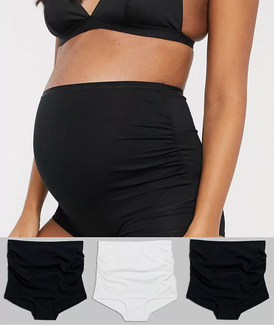 Lindex Maternity – Slips im 3er-Pack-Mehrfarbig günstig online kaufen