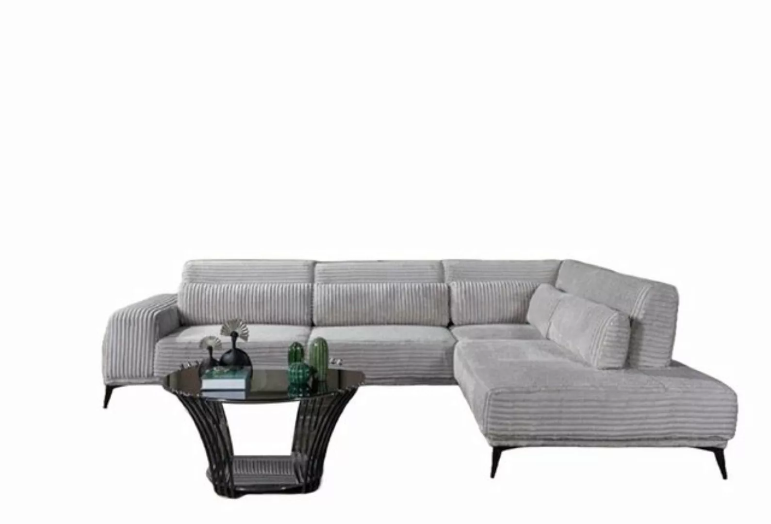 JVmoebel Ecksofa Stilvolles Ecksofa L-Form Luxus Wohhnzimmer Wohnlandschaft günstig online kaufen