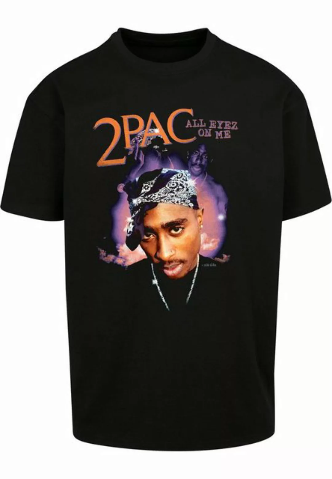 MisterTee Kurzarmshirt "MisterTee Herren Tupac Thug Passion Oversize Tee" günstig online kaufen