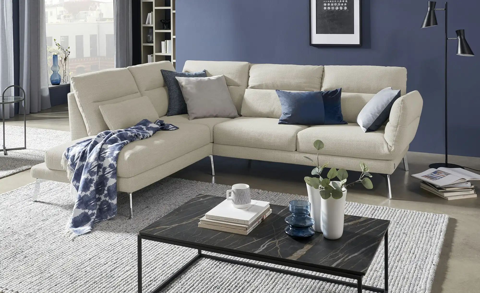 Max Schelling Ecksofa  Sentence ¦ grau ¦ Maße (cm): B: 250 H: 88 T: 208.0 P günstig online kaufen