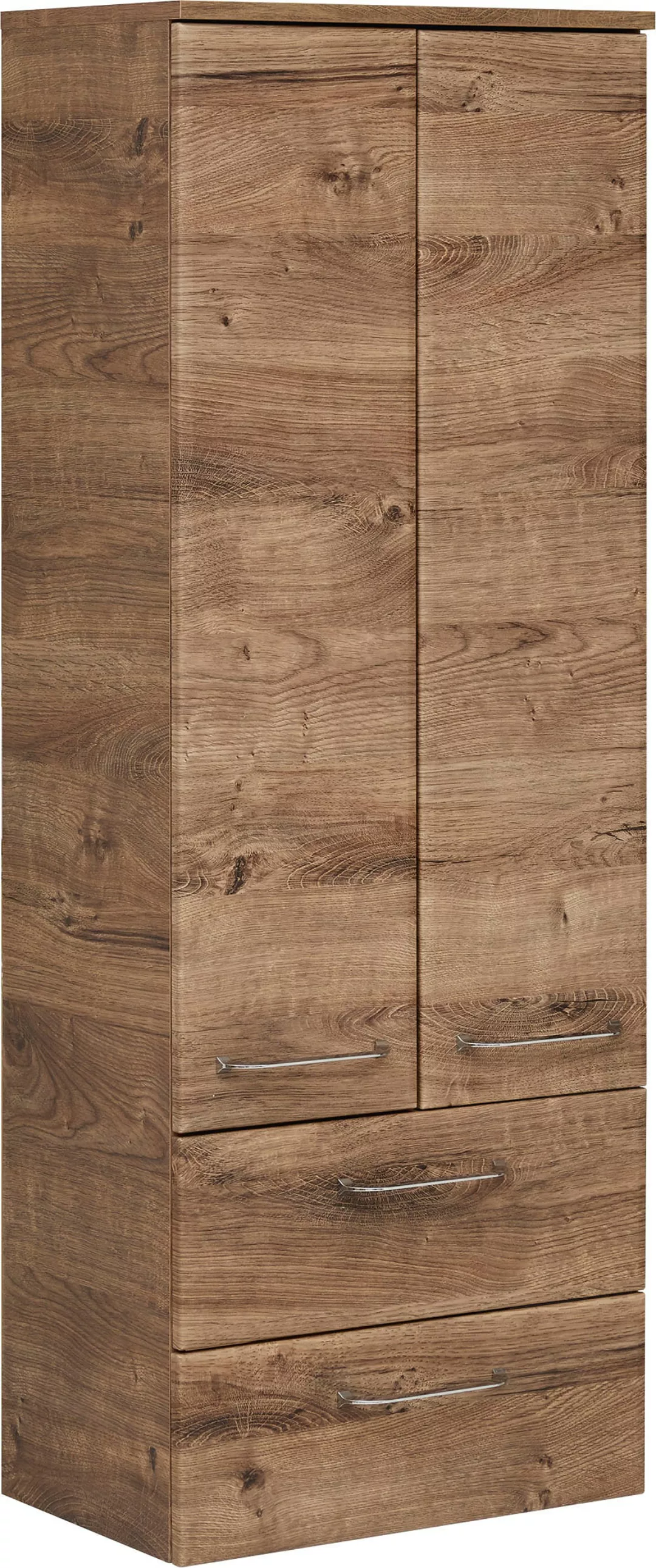 Saphir Midischrank "Quickset Badschrank 50 cm breit, 2 Türen, 2 Schubladen, günstig online kaufen