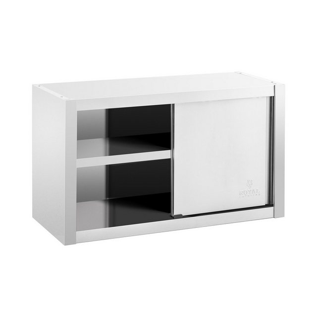 Royal Catering Wandhängeschrank 100 x 45 x 60 cm Schiebetür Hängeschrank Ed günstig online kaufen