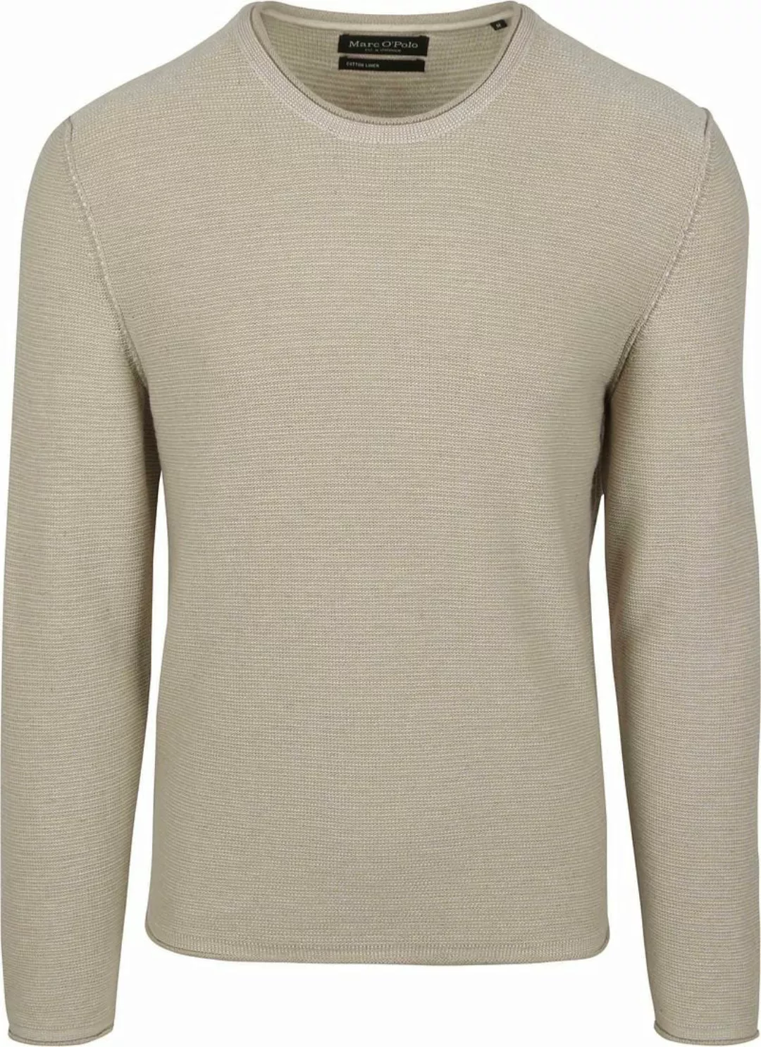 Marc O'Polo Pullover Crewneck Cotton/Linen Gray Silk - Größe XXL günstig online kaufen