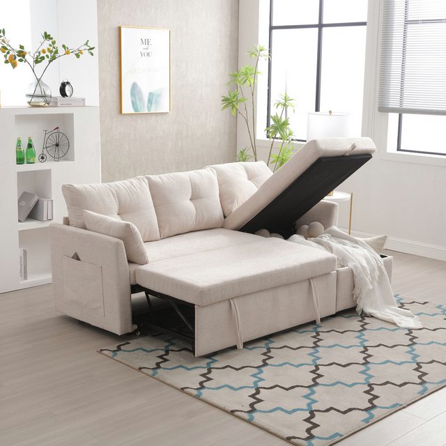 REDOM Sofa L-förmiges modulares Sofa, Modulares Ecksofa, mit umkehrbarer Ot günstig online kaufen