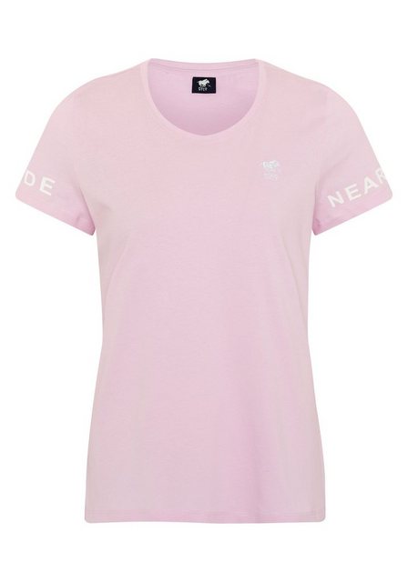 Polo Sylt Print-Shirt mit großem Druck auf den Ärmeln günstig online kaufen