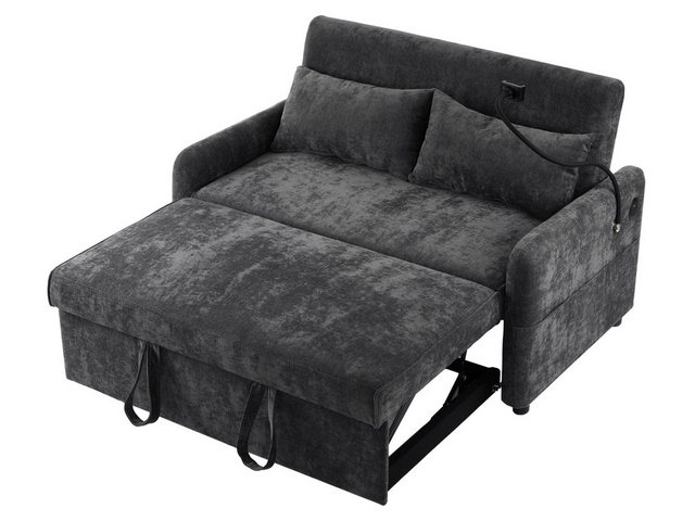 SeedWave Schlafsofa Modernes Chenille-Stoff Doppelschlafsofa, Schlafsofa mi günstig online kaufen