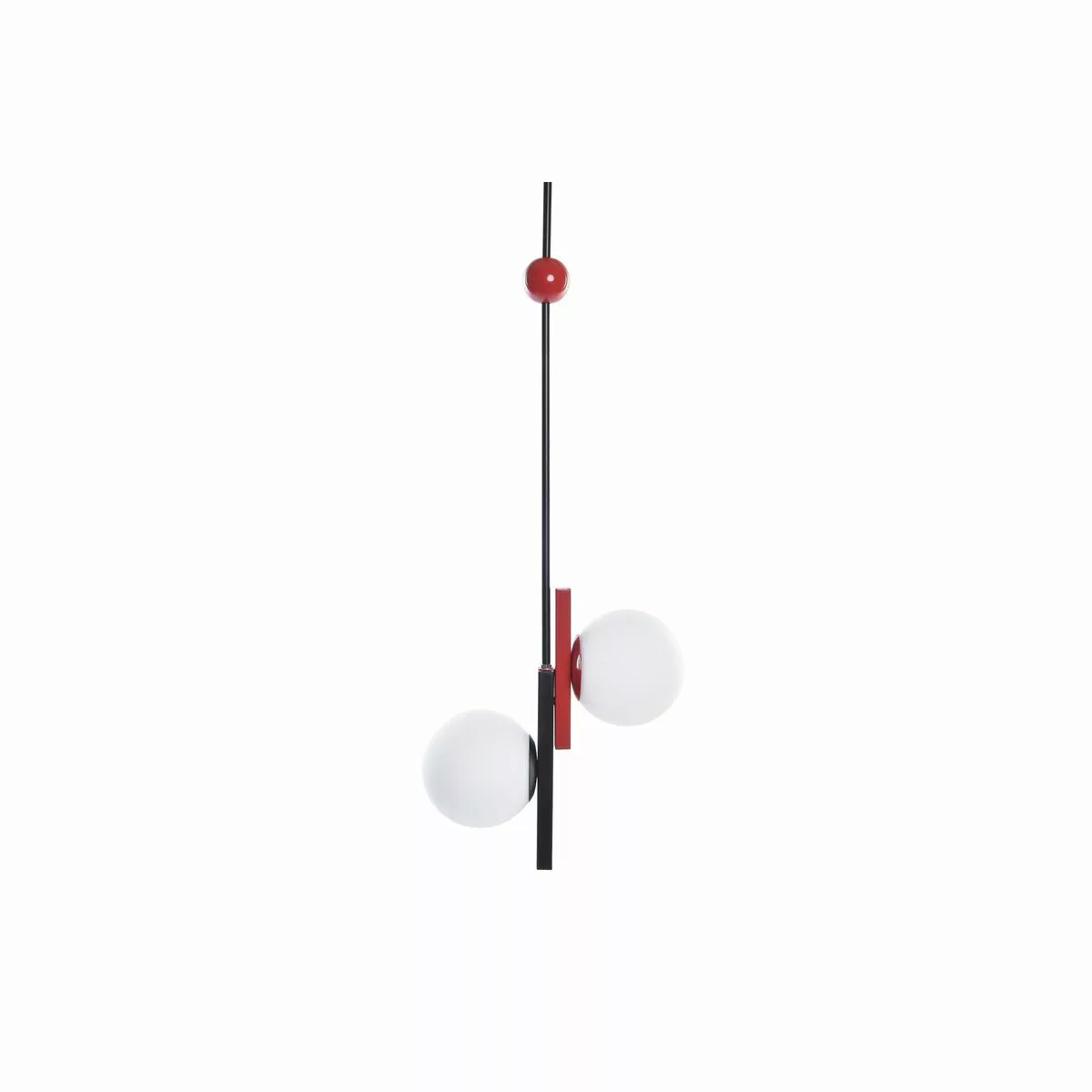 Deckenlampe Dkd Home Decor Rot Schwarz Weiß 40w 220 V (44 X 44 X 120 Cm) günstig online kaufen