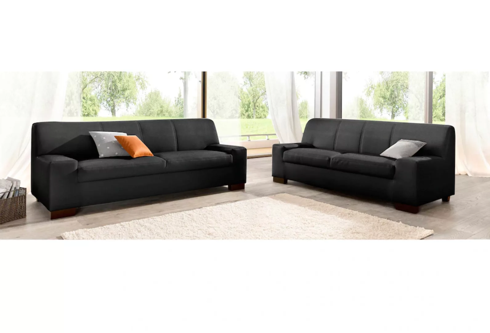 DOMO collection Polstergarnitur "Norma", (Set, 2 tlg.), bestehend aus je ei günstig online kaufen