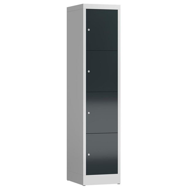 Steelboxx Fächerschrank Schließfachschrank 4 Fächer Spindschrank (1-St) kom günstig online kaufen