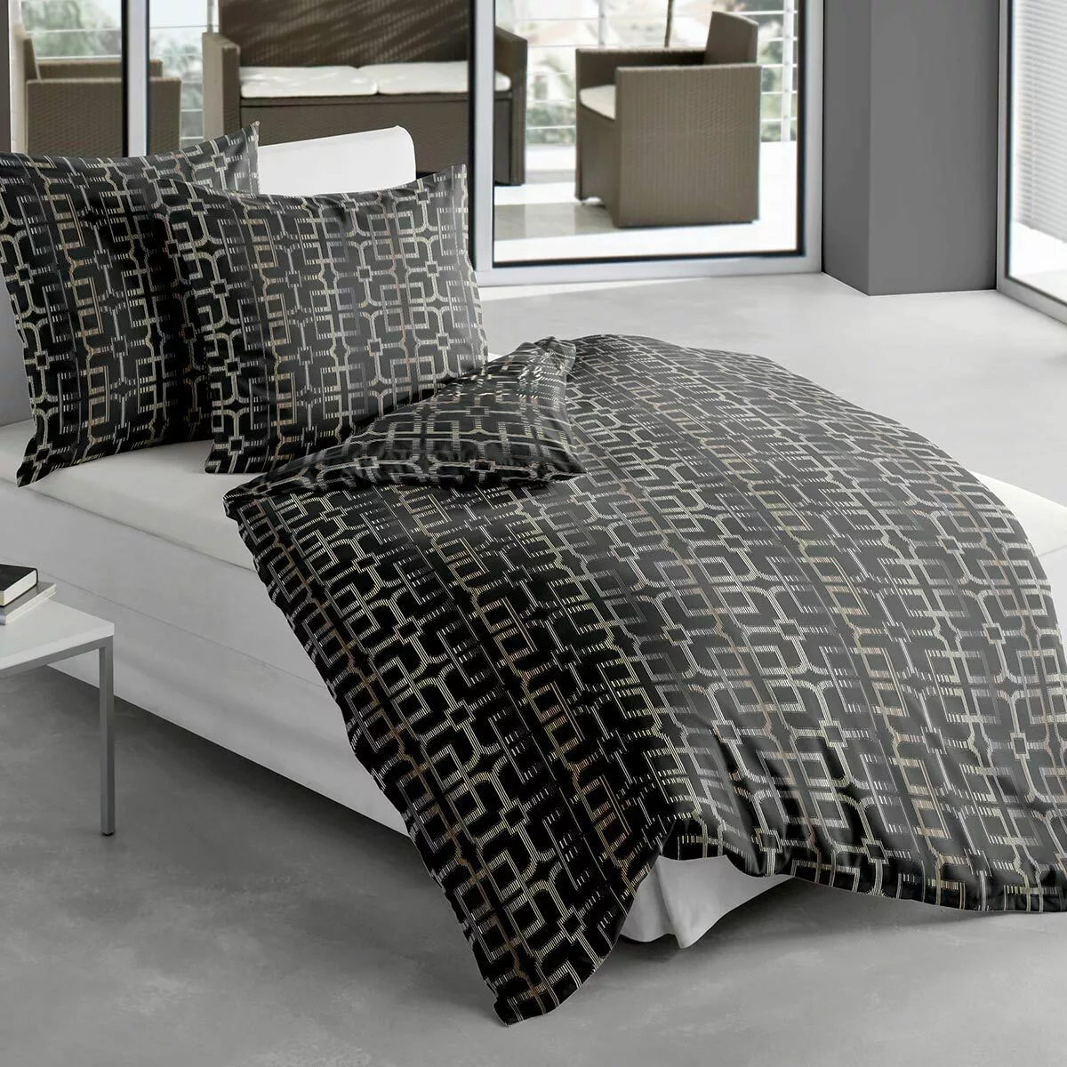 TRAUMSCHLAF Bettwäsche Lago, Mako Satin, 2 günstig online kaufen