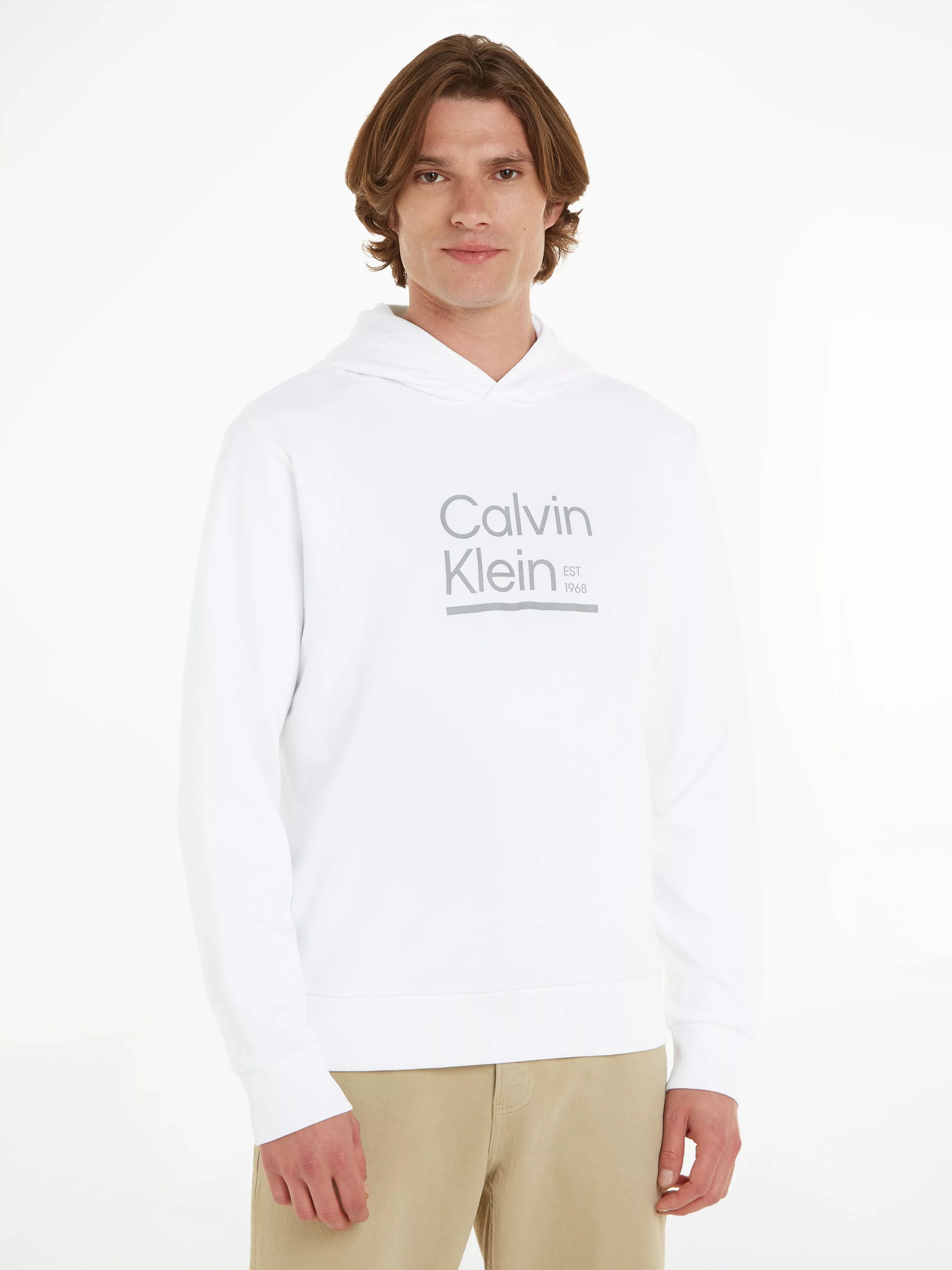 Calvin Klein Kapuzensweatshirt CONTRAST LINE LOGO HOODIE mit Logodruck günstig online kaufen