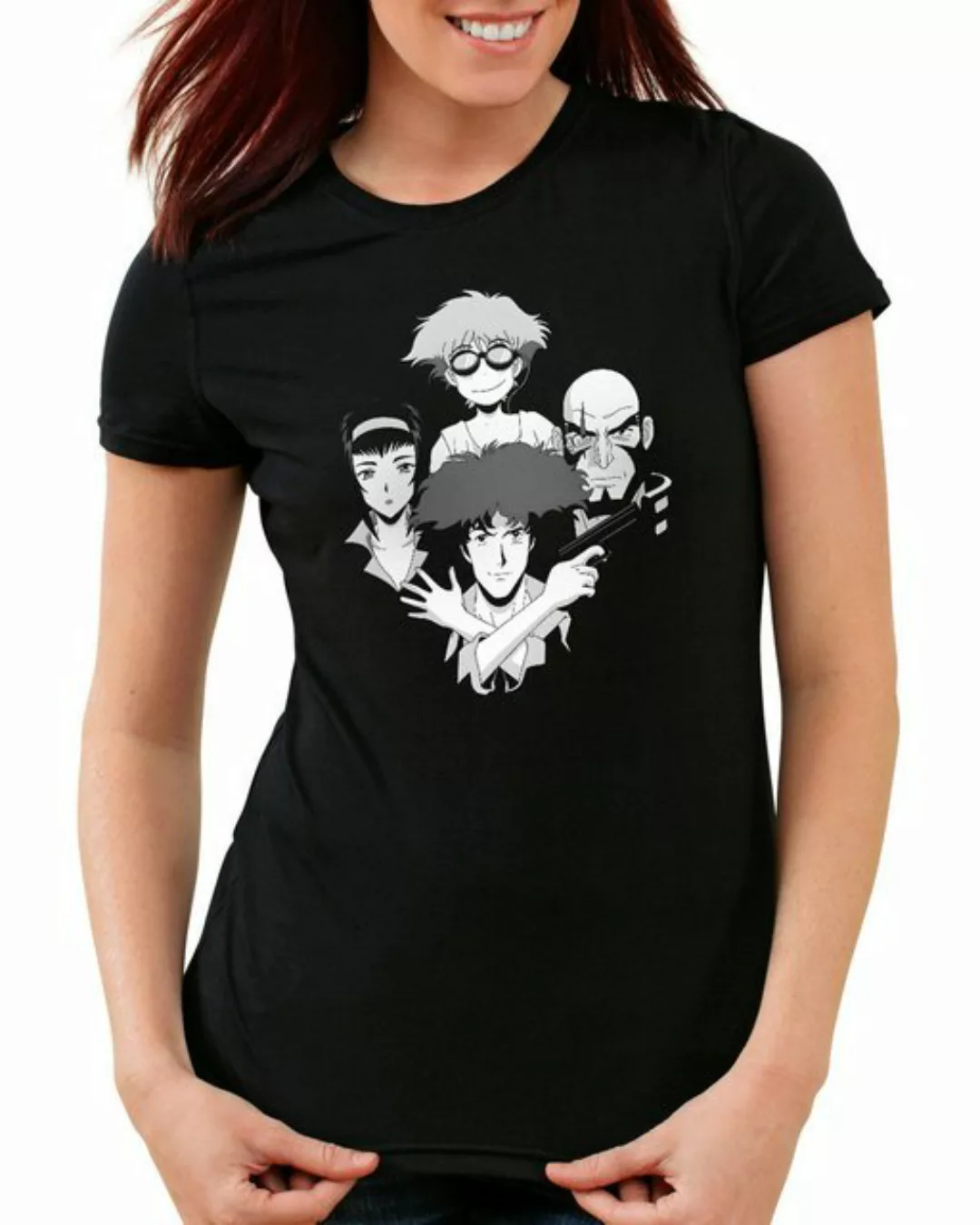 style3 T-Shirt Bohemian Bebop anime manga swordfish cowboy bebop günstig online kaufen