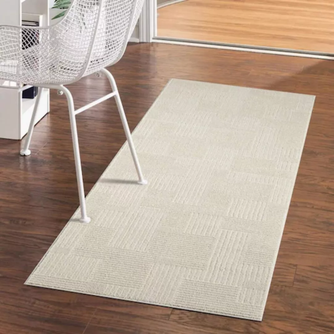 Carpet City Teppich »FLAIR177«, rechteckig, 11 mm Höhe, Kurzflor-Teppich, S günstig online kaufen