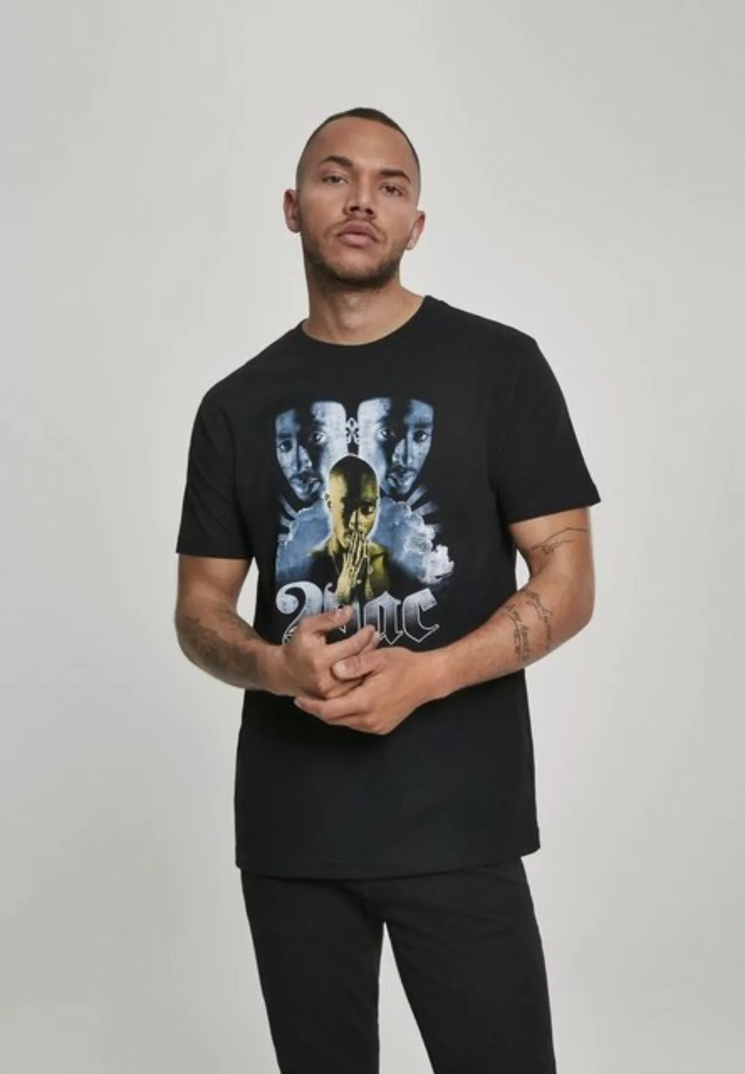 Mister Tee T-Shirt TUPAC HEAVEN TEE MT696 Black günstig online kaufen